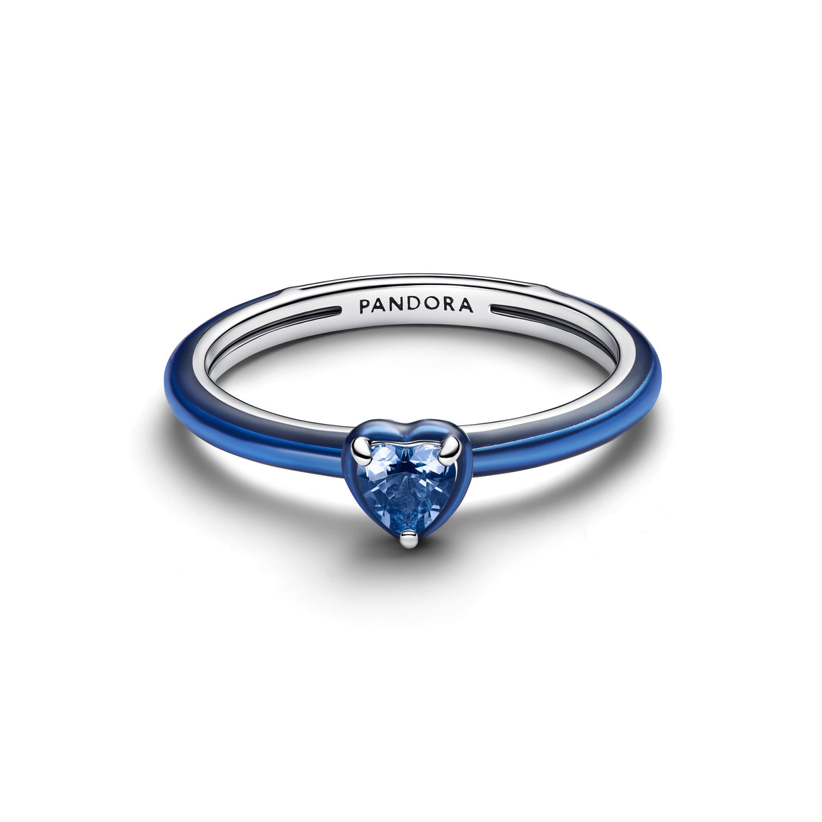 Ring – Sterling Silver – Blue Chakra Heart