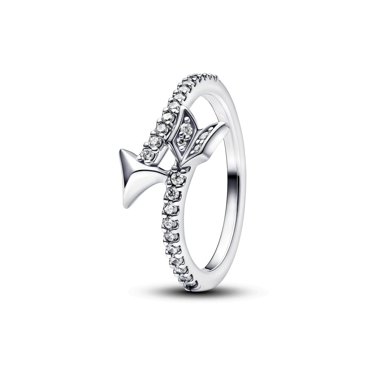 Ring – Sterling Silver – Sparkling Arrow