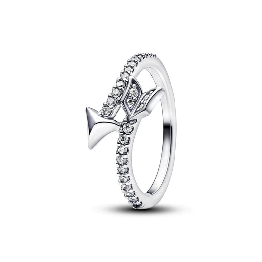 Ring – Sterling Silver – Sparkling Arrow