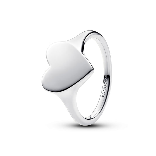 Ring – Sterling Silver – Engravable Heart