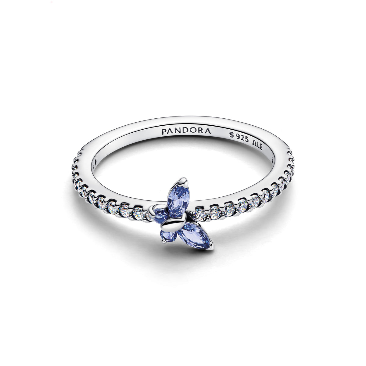 Ring – Sterling Silver – Sparkling Butterfly