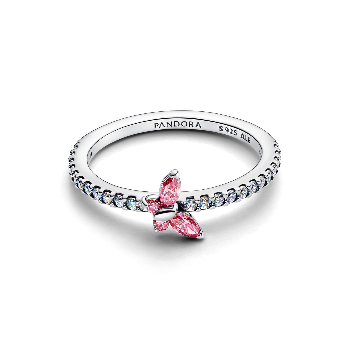 Ring – Sterling Silver – Sparkling Butterfly