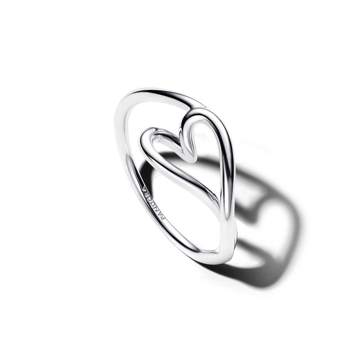 Ring – Sterling Silver – Organically Shaped Heart Small
