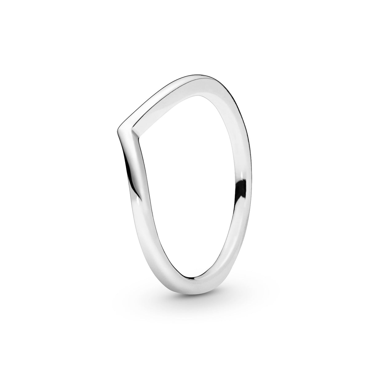 Ring – Sterling Silver – Polished Wishbone