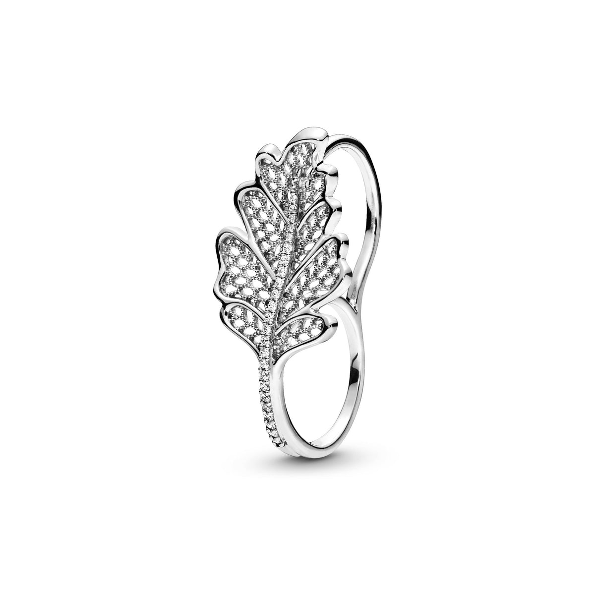 Ring – Sterling Silver – Oak Leaf Double