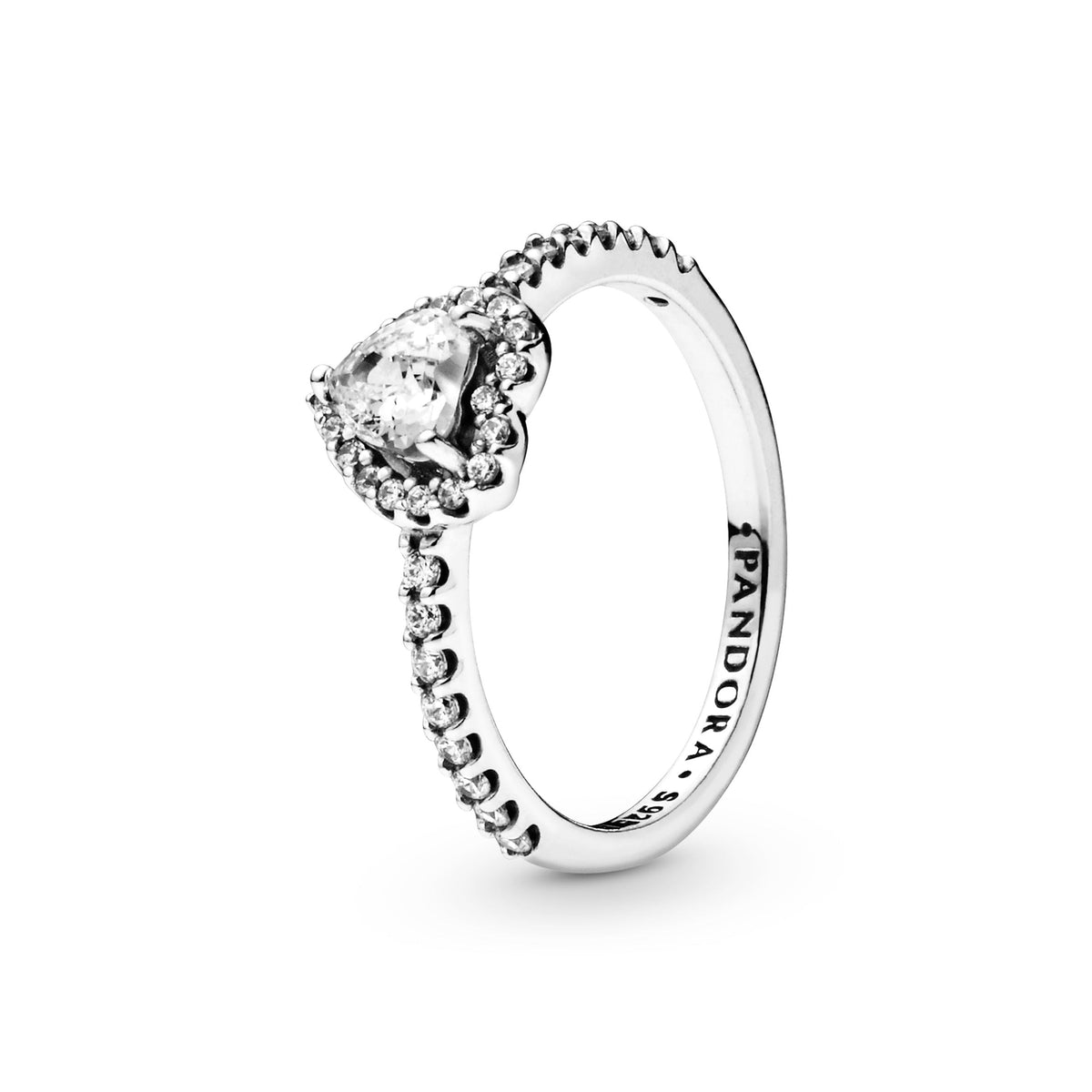 Ring – Sterling Silver – Elevated Heart