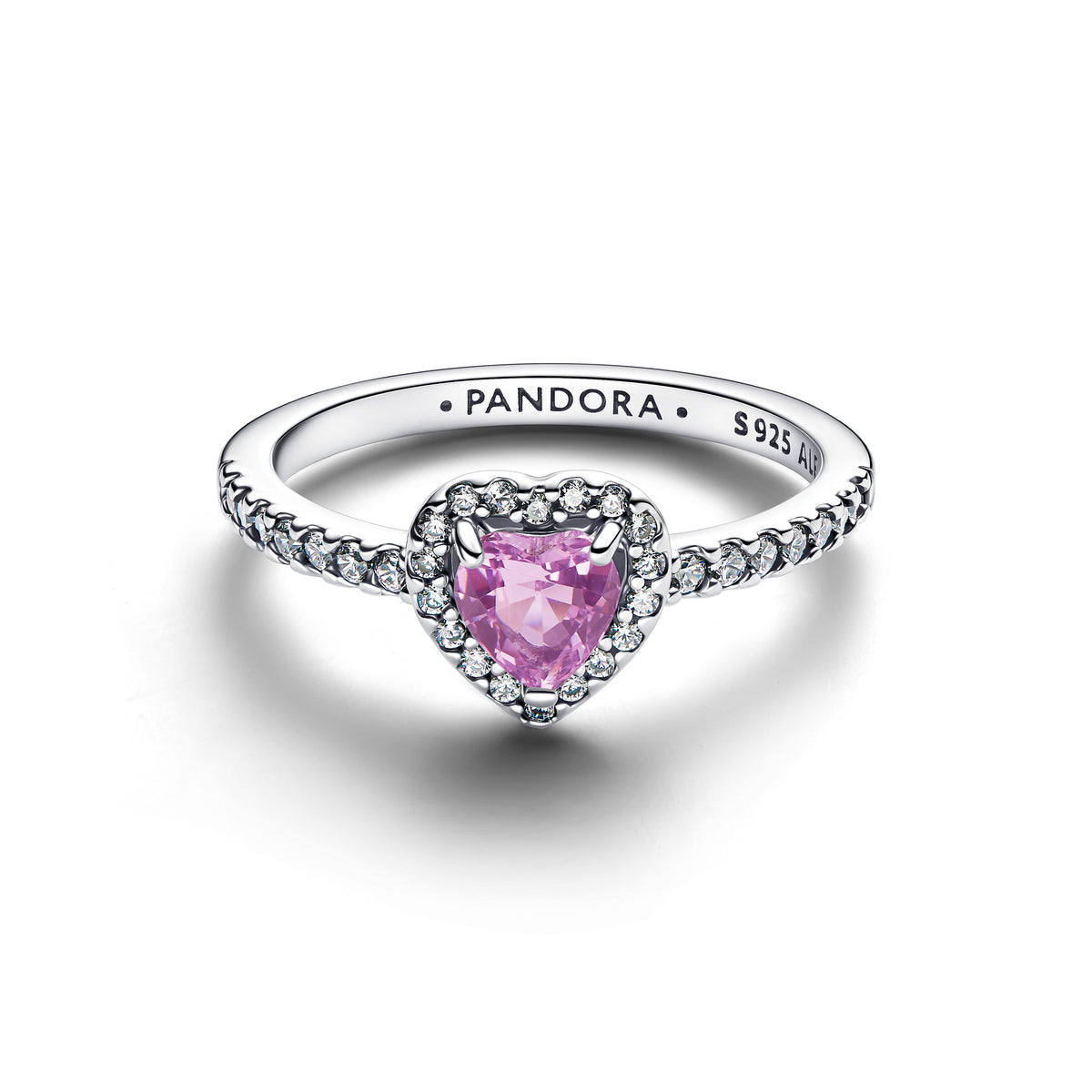 Ring – Sterling Silver – Elevated Light Purple Heart