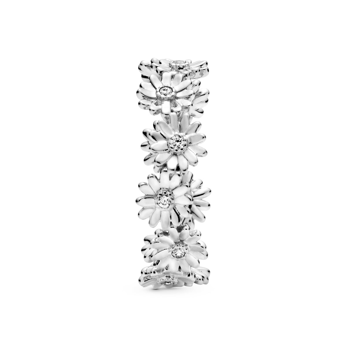 Ring – 14k Rose Gold-Plated – Sparkling Daisy Flower Crown