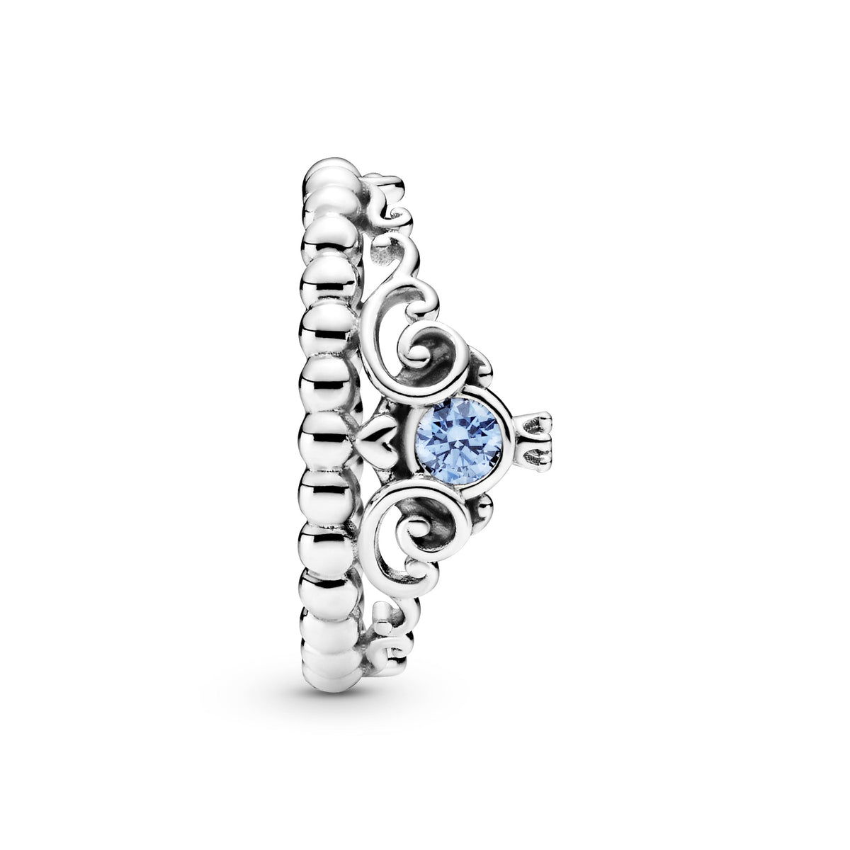 Ring – Sterling Silver – Disney Cinderella Blue Tiara