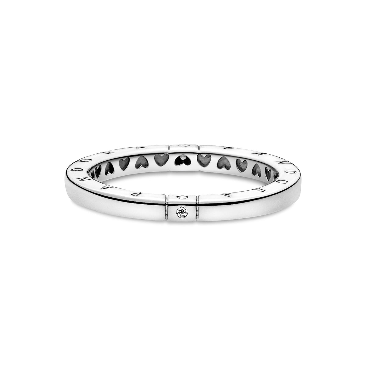 Ring – Sterling Silver – Logo & Hearts