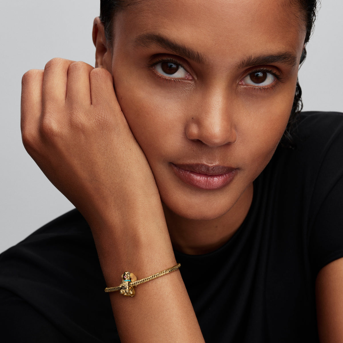 Charm – 14k Gold-Plated – Disney Lady