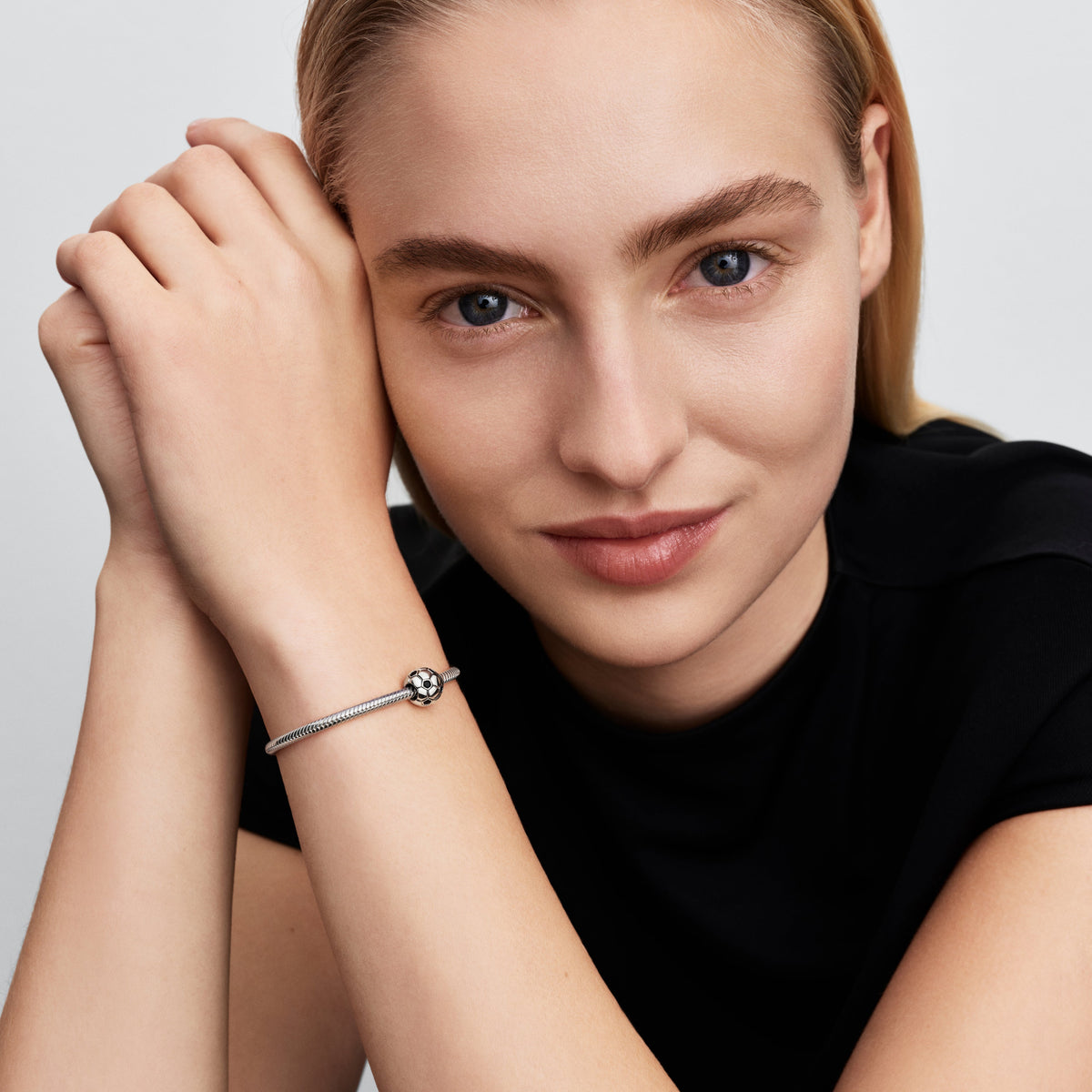 Charm – Sterling Silver – Soccer Ball