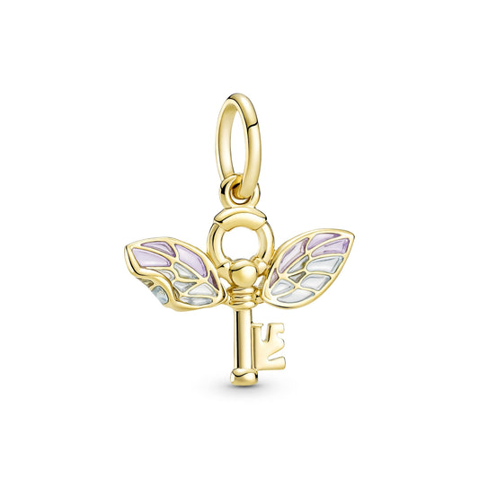 Pendant – 14k Gold-Plated – Harry Potter, Winged Key