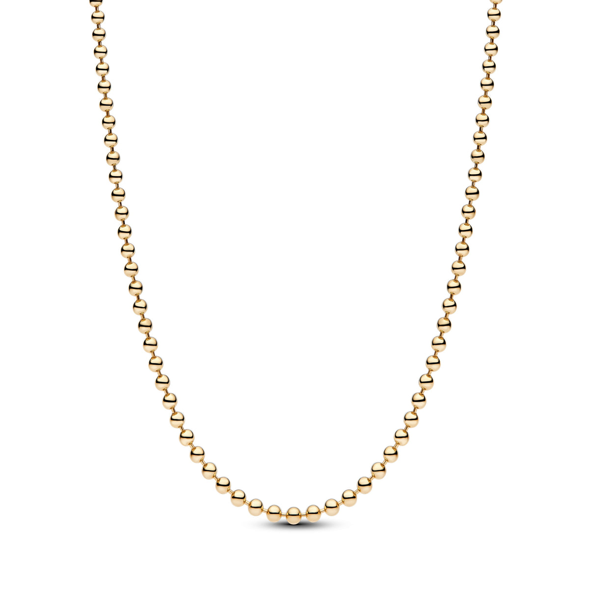 Chain Necklace – 14k Gold-Plated – Ball