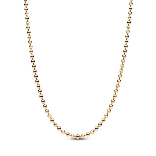 Chain Necklace – 14k Gold-Plated – Ball