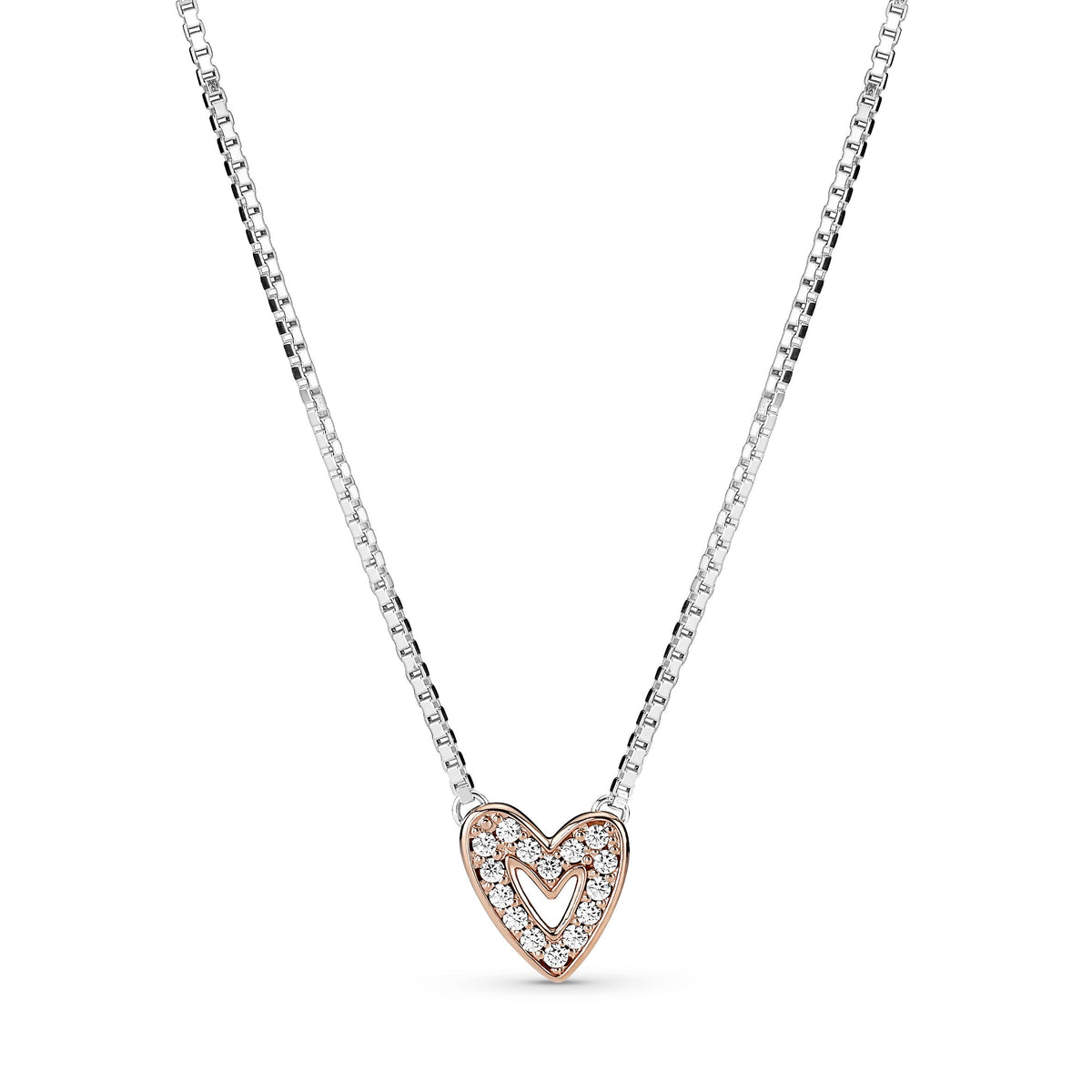 Gift Set – Sterling Silver – Freehand Heart