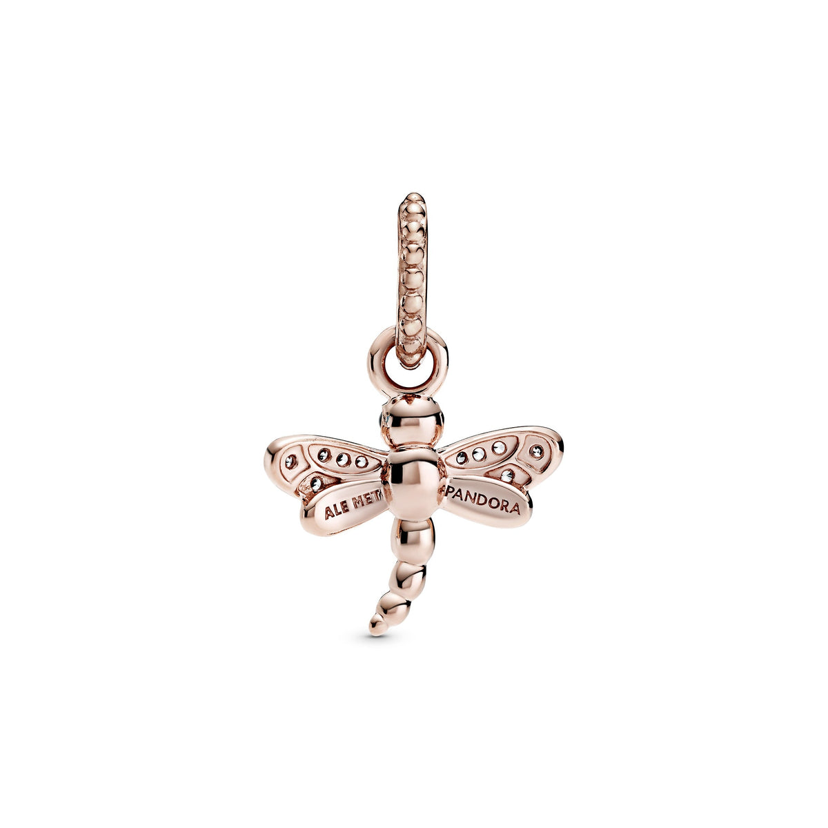 Pendant – 14k Rose Gold-Plated – Sparkling Dragonfly