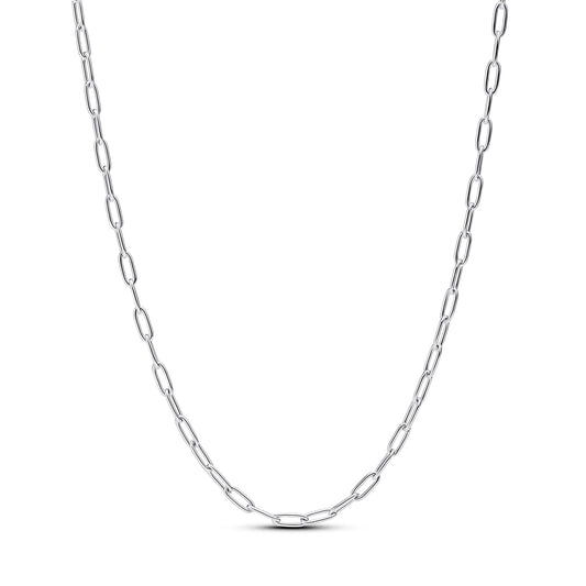 Chain Necklace – Sterling Silver – Elongated Link