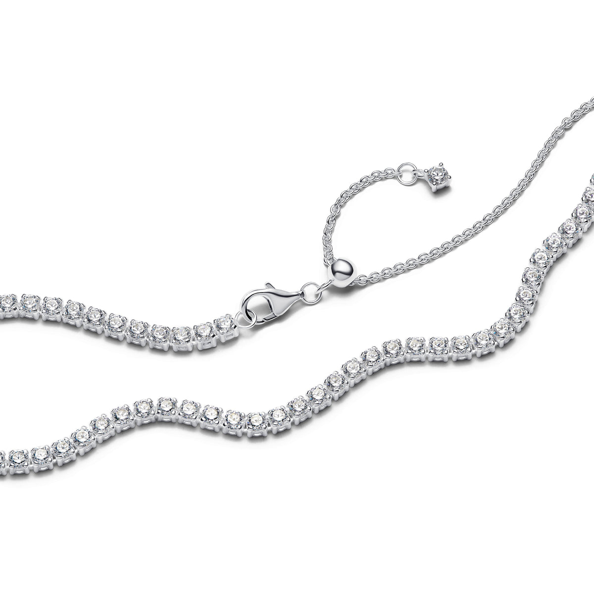 Necklace – Sterling Silver – Tennis Choker