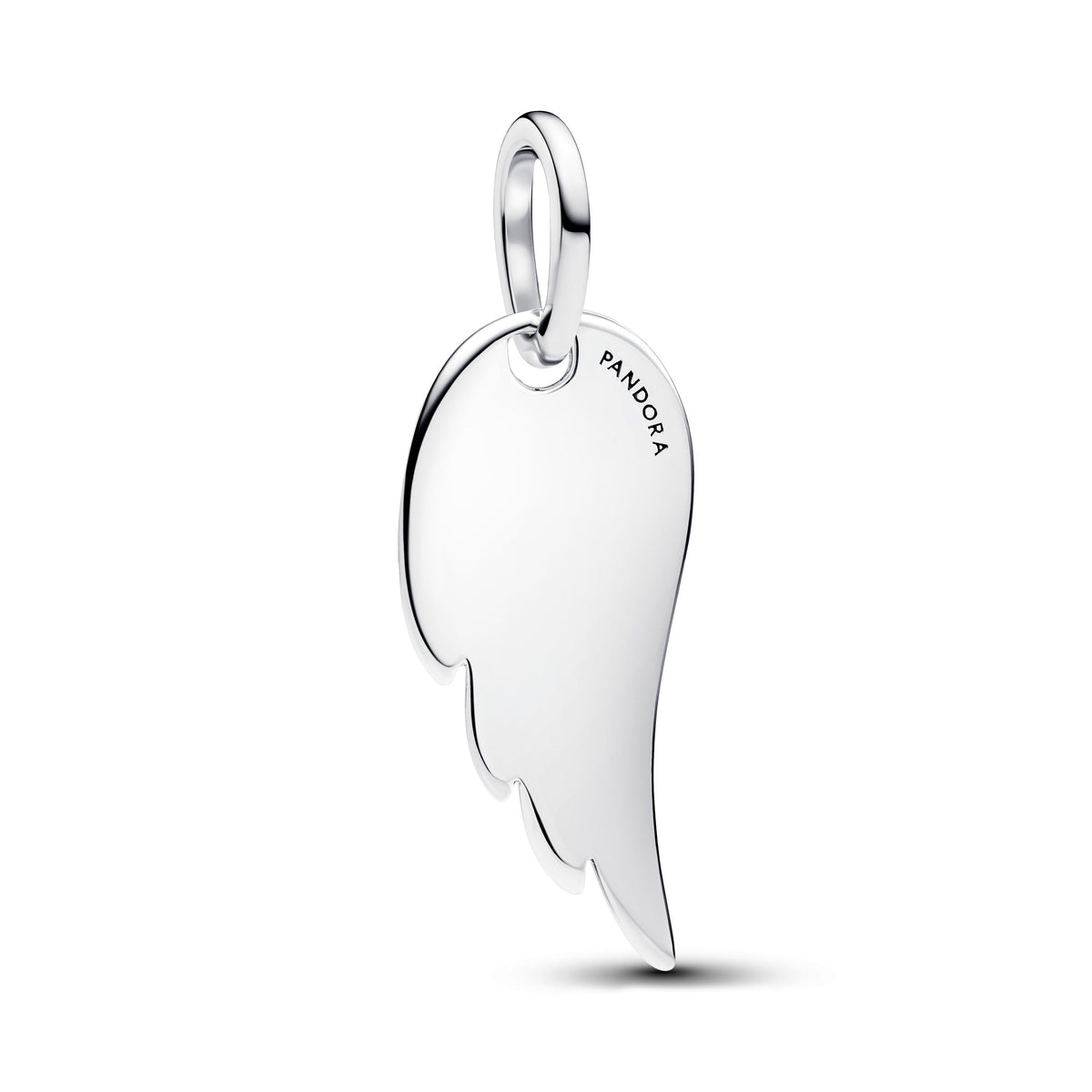 Pendant – Sterling Silver – Engravable Angel Wing Tag