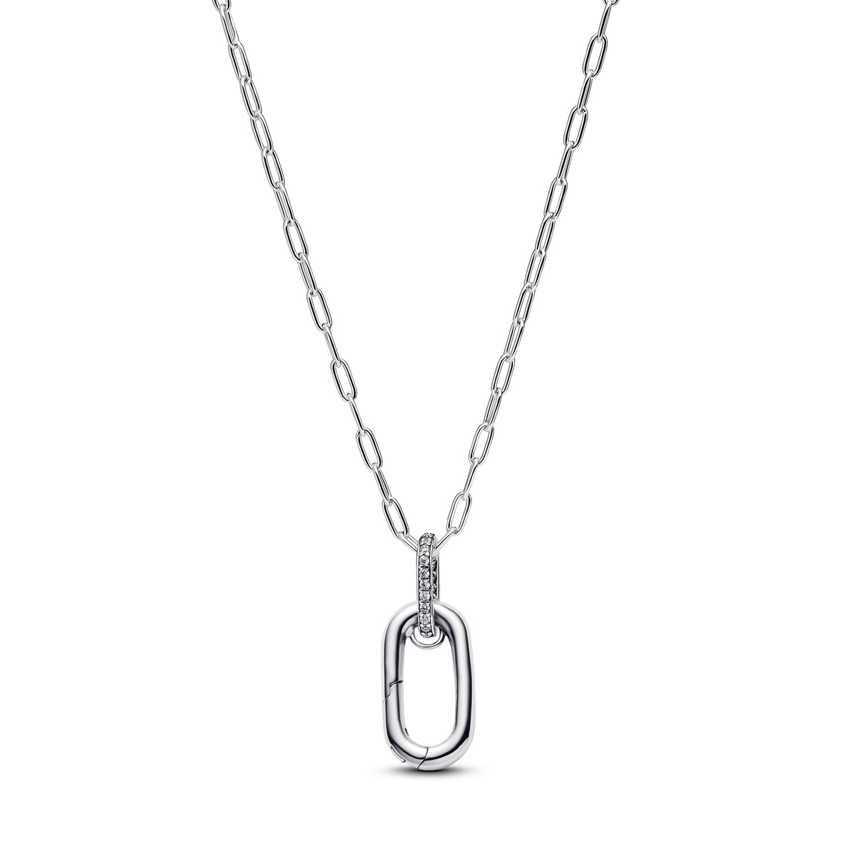 Pendant Necklace – Sterling Silver – Openable Link