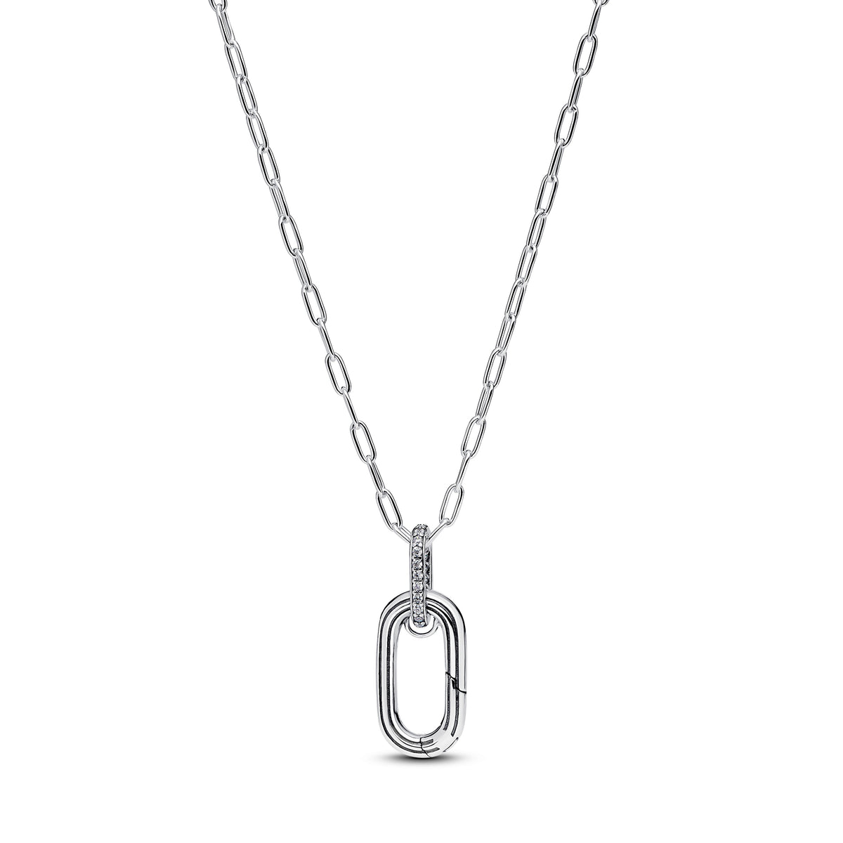 Pendant Necklace – Sterling Silver – Openable Link