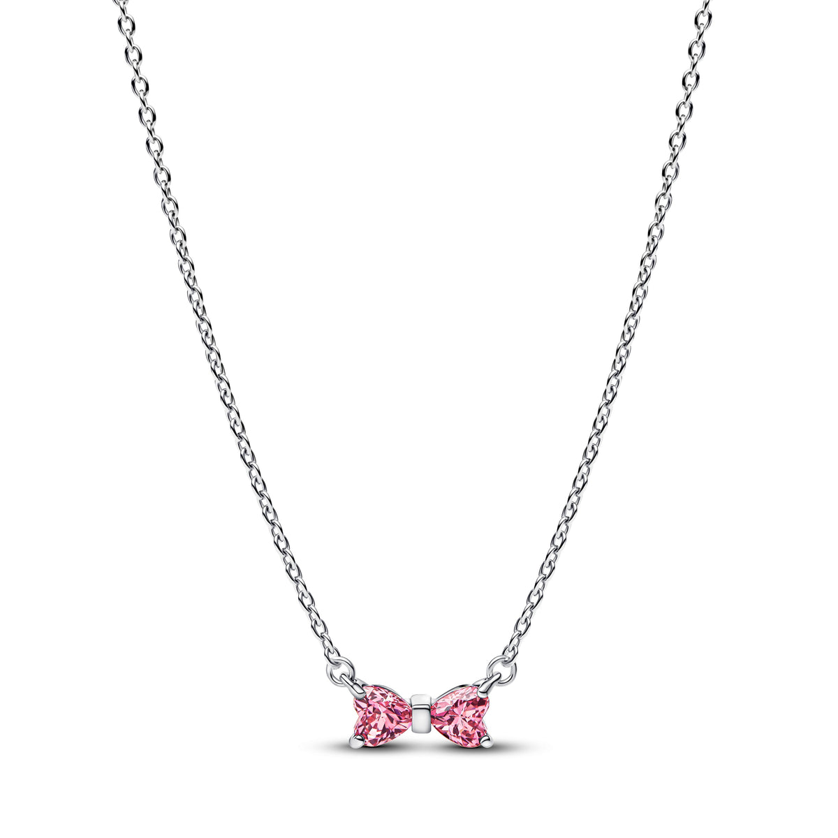 Pendant Necklace – Sterling Silver – Bow