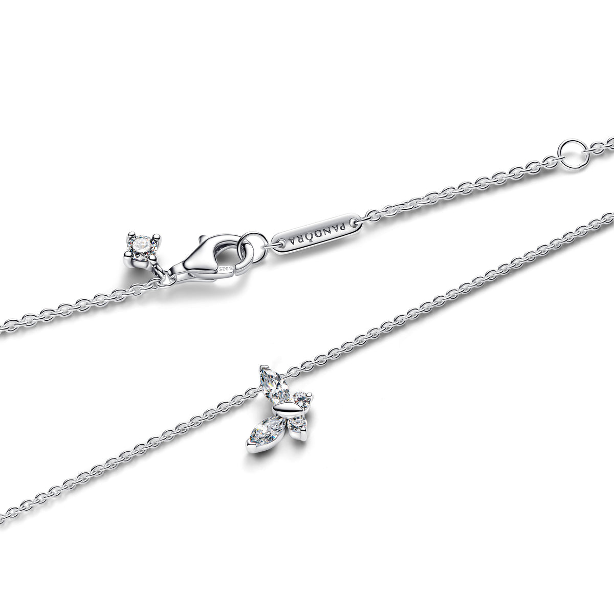 Pendant Necklace – Sterling Silver – Butterfly
