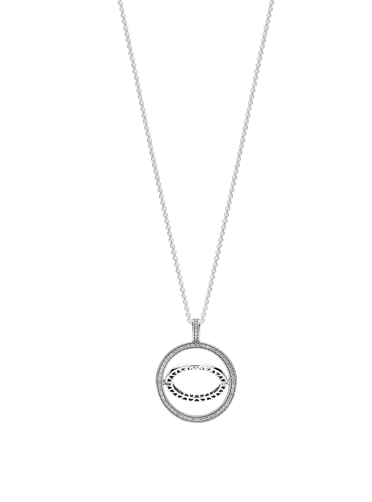 Necklace – Sterling Silver – Pandora Logo Circle