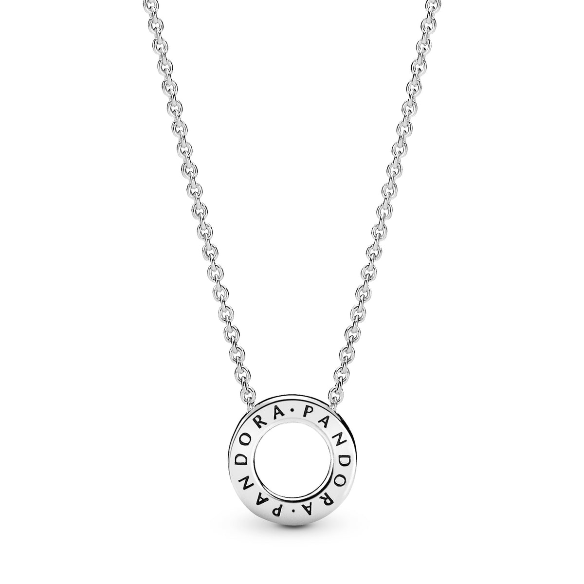 Necklace – Pandora Logo Pavé Circle Collier