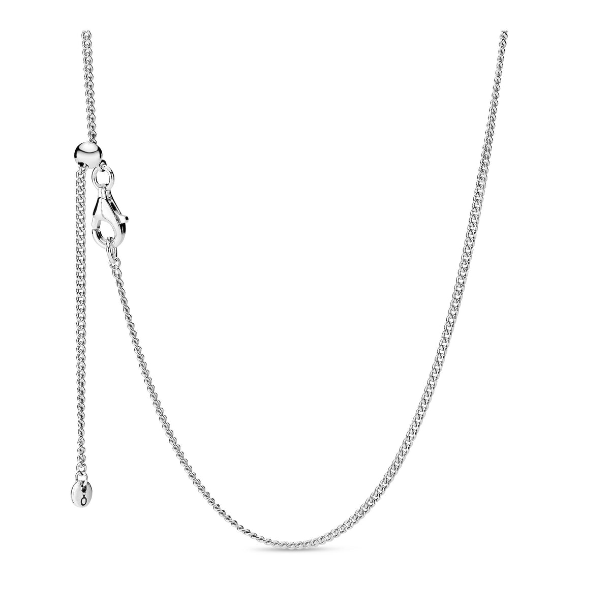 Chain Necklace – Sterling Silver – Curb