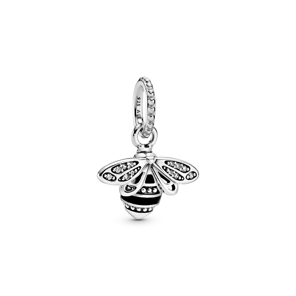 Pendant – Sterling Silver – Sparkling Queen Bee