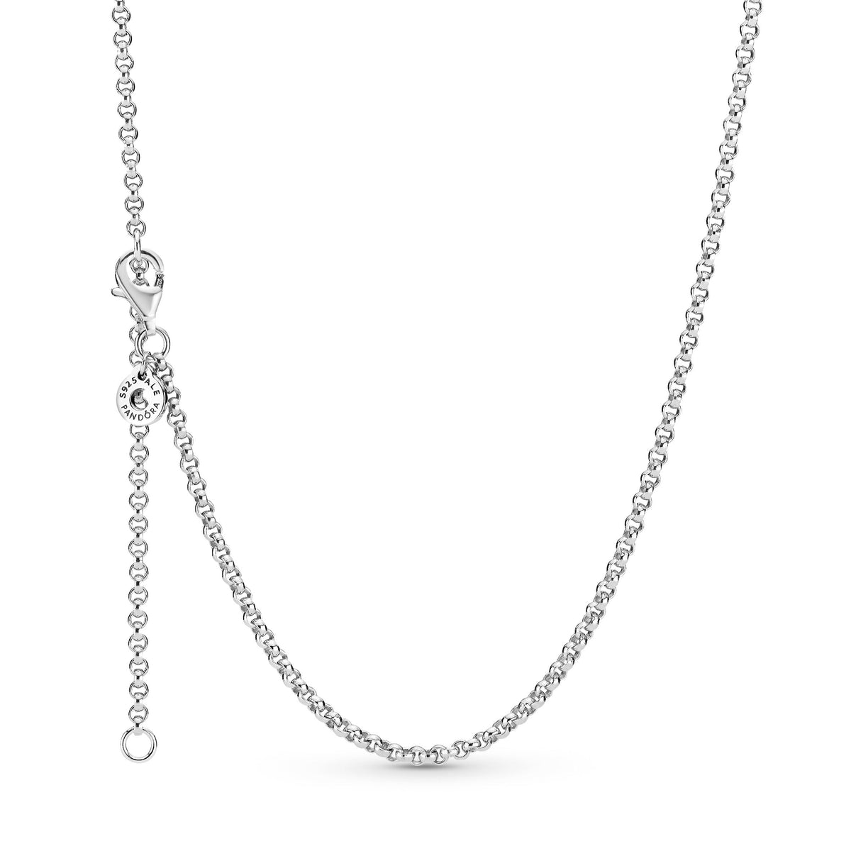 Chain Necklace – Sterling Silver – Rolo