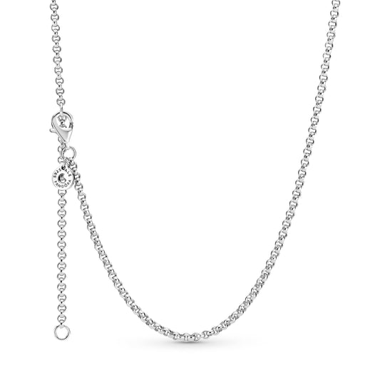 Chain Necklace – Sterling Silver – Rolo