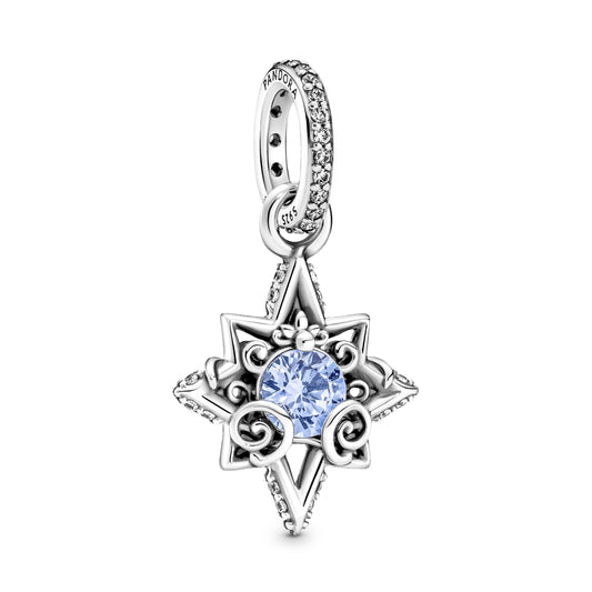 Pendant – Sterling Silver – Disney Cinderella Blue Star
