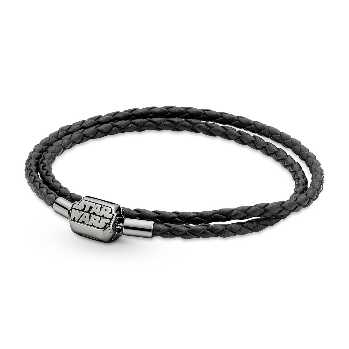 Bracelet – Pandora Moments Star Wars™ Clasp Double Black Leather