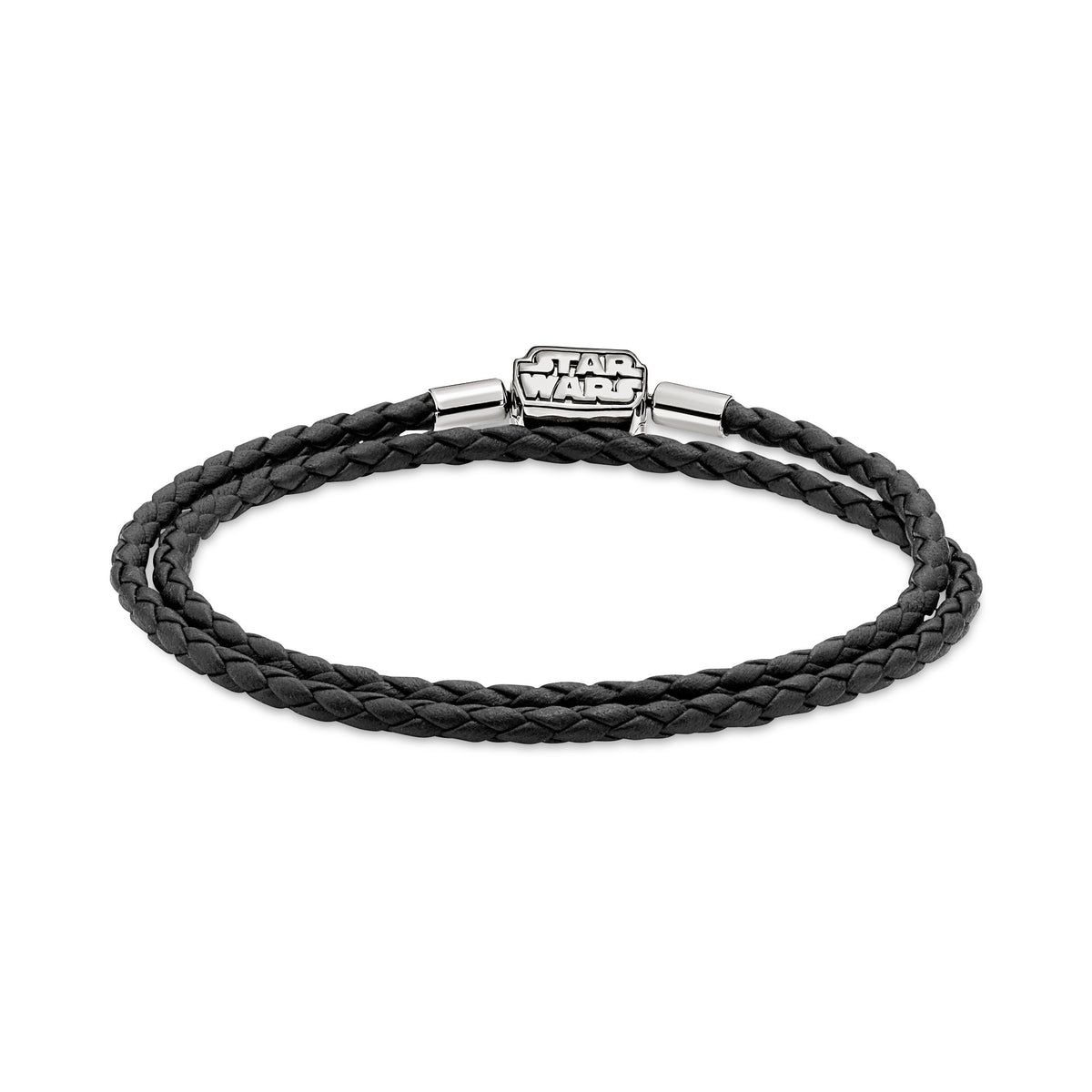 Bracelet – Pandora Moments Star Wars™ Clasp Double Black Leather