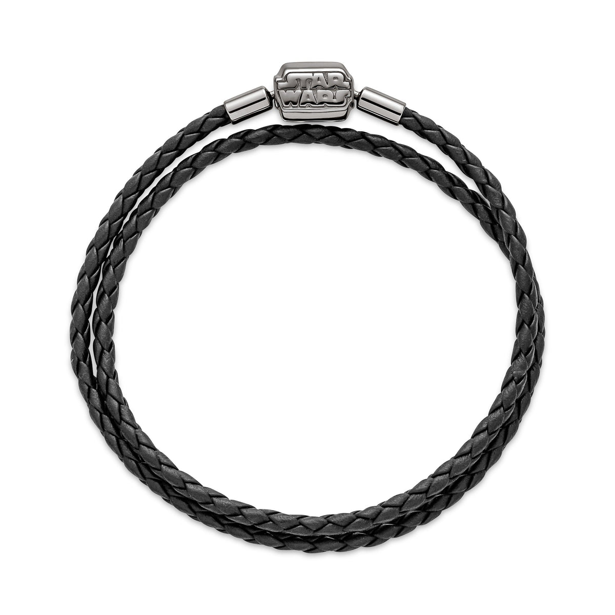 Bracelet – Pandora Moments Star Wars™ Clasp Double Black Leather