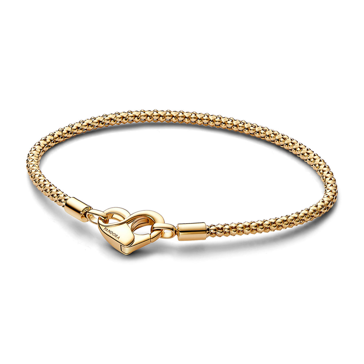 Chain Bracelet – 14k Gold-Plated – Pandora Moments Studded