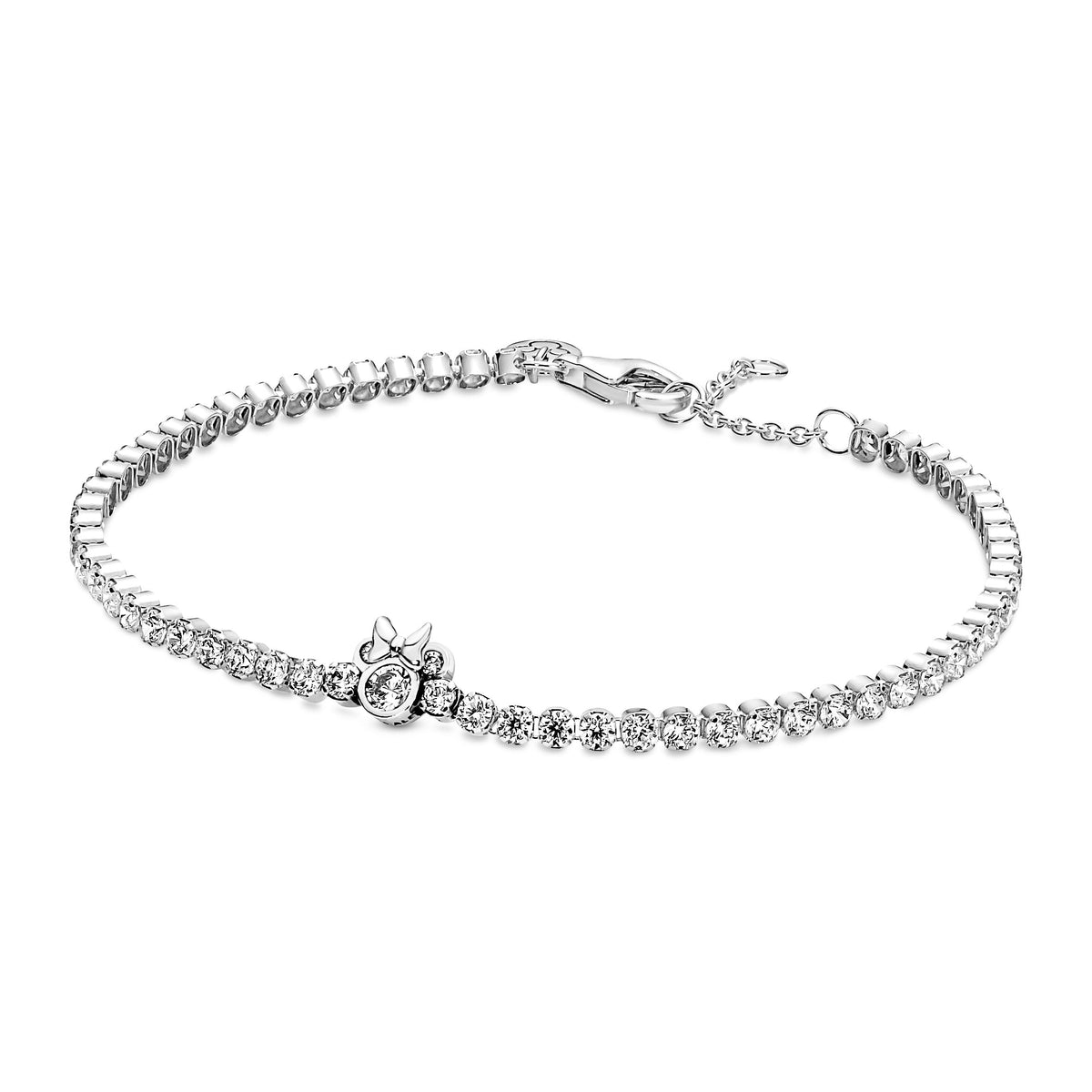 Bracelet – Sterling Silver – Disney Minnie Mouse Tennis
