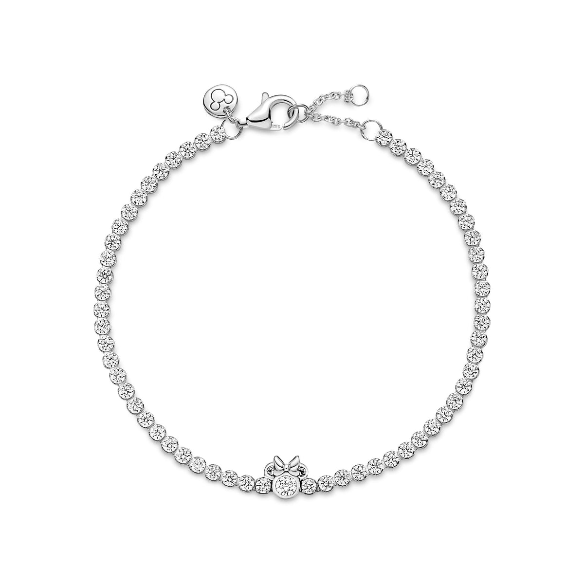 Bracelet – Sterling Silver – Disney Minnie Mouse Tennis