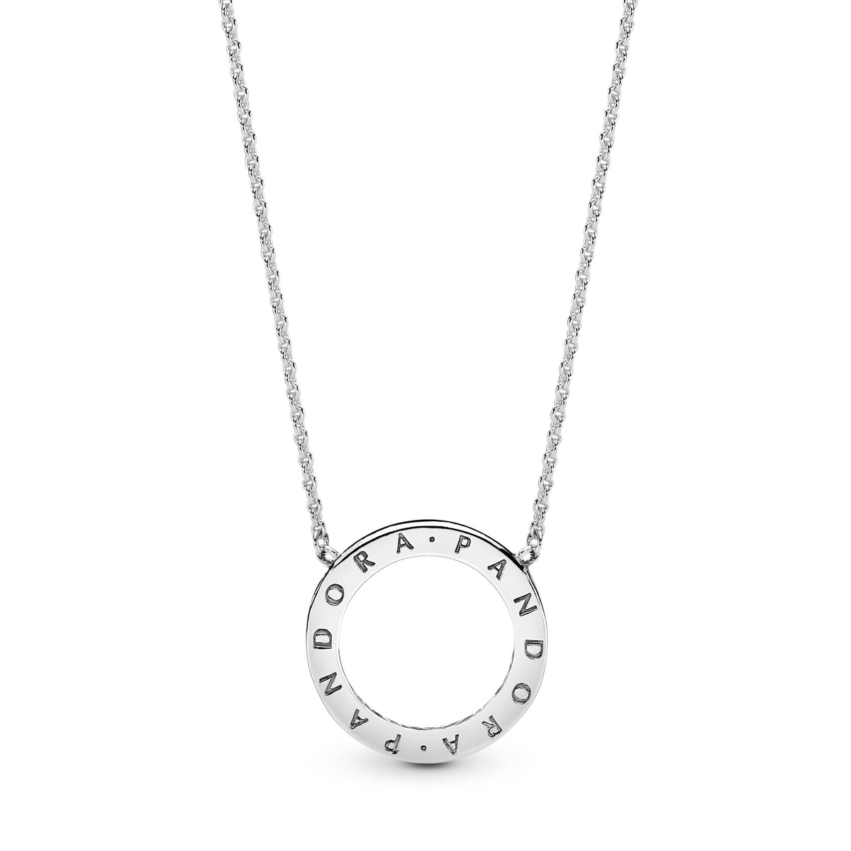 Necklace – Sterling Silver – Circle of Sparkle