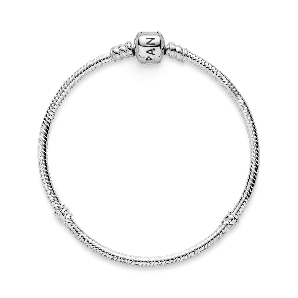 Chain Bracelet – Sterling Silver – Pandora Moments Barrel Clasp Snake