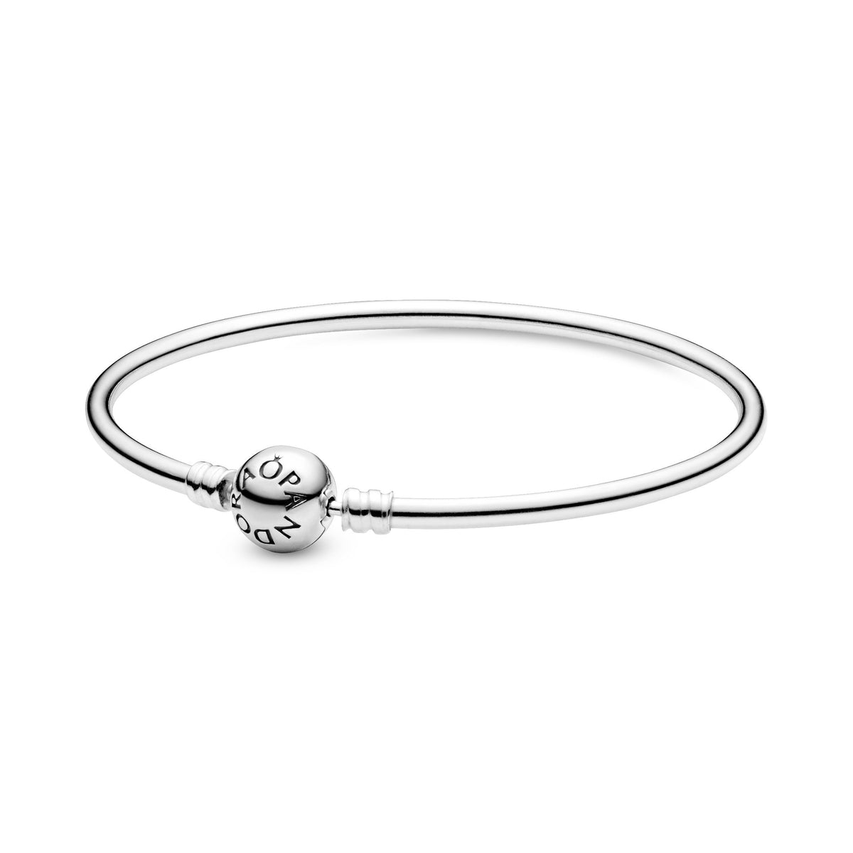 Bangle – Sterling Silver – PANDORA Moments Charm