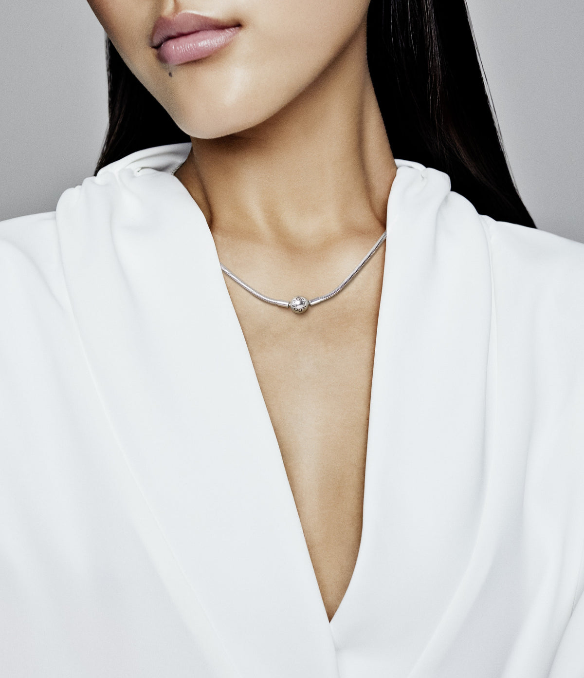 Chain Necklace – Sterling Silver – Pandora Moments Snake