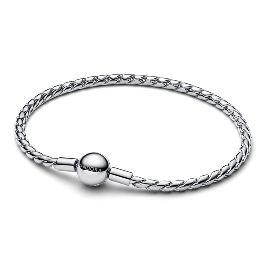Chain Bracelet – Sterling Silver – Round Clasp Wing