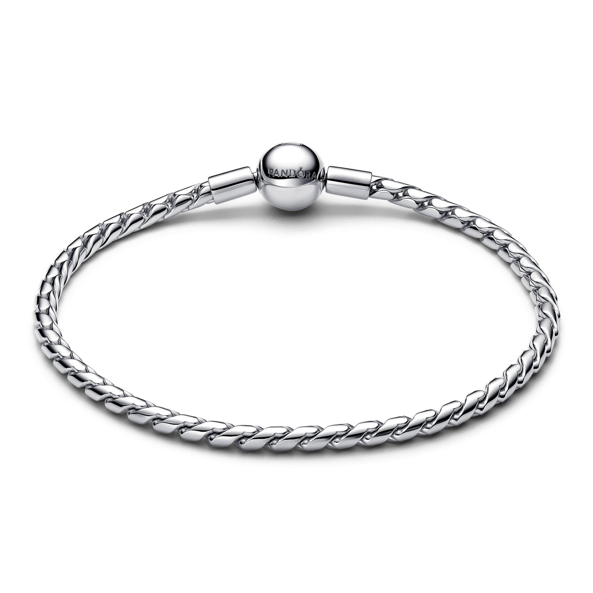Chain Bracelet – Sterling Silver – Round Clasp Wing