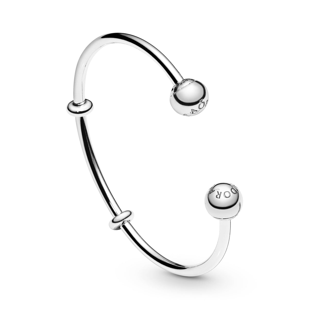 Bangle – Sterling Silver – Pandora Moments Open