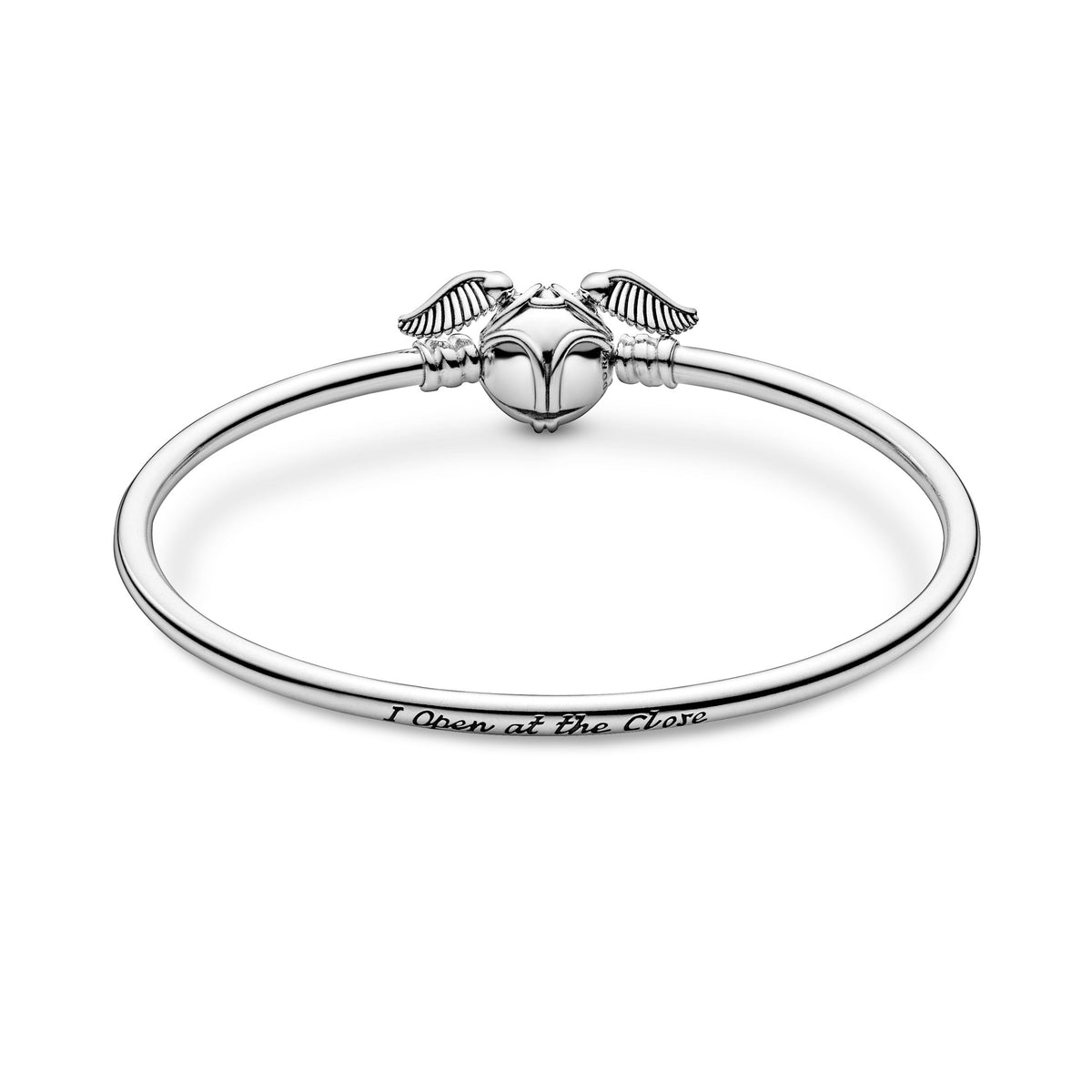 Bangle – Sterling Silver – Pandora Moments Harry Potter, Golden Snitch Clasp