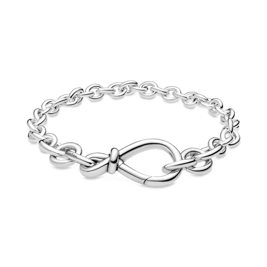 Chain Bracelet – Sterling Silver – Chunky Infinity Knot